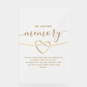 Loving Memory結婚's アクリルサイン (正面)