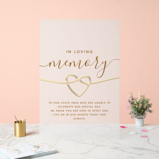 Loving Memory結婚's アクリルサイン (ウェディング)