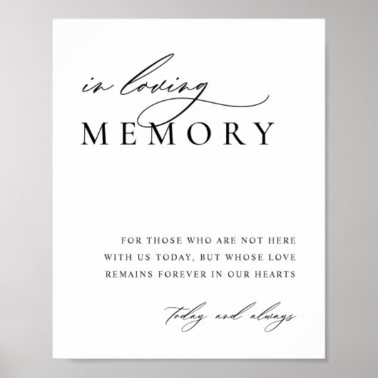 Loving Memory結婚's ポスター (正面)