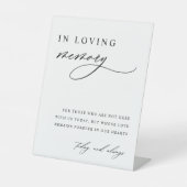 Loving Memory結婚's 台座サイン (正面)