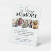 Loving Memory結婚's 台座サイン (正面)