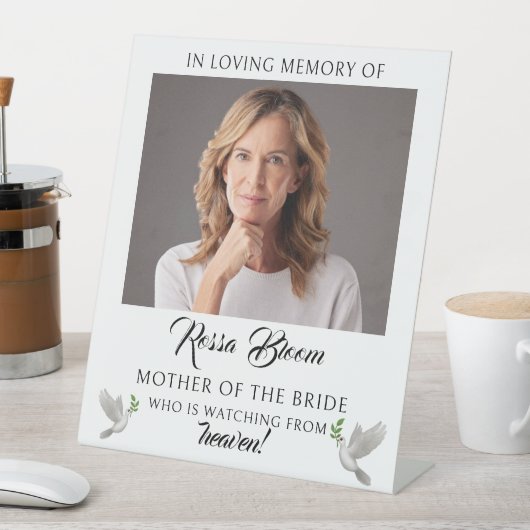Loving Memory結婚's Reserved Memorial 台座サイン (インサイチュ)