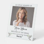 Loving Memory結婚's Reserved Memorial 台座サイン (正面)