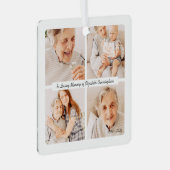 Loving Memory記念モダン4枚エレガントの写真 メタルオーナメント (正面右)