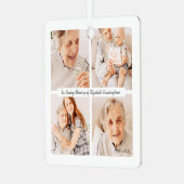 Loving Memory記念モダン4枚エレガントの写真 メタルオーナメント (正面左)