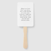 Loving Memory記念写真10モダン枚 ハンドファン (裏面)