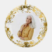 Loving Memory金箔フォトメモリアル セラミックオーナメント (裏面)