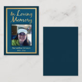 Loving Memory エレガントフェイク Photo Business 名刺 (正面/裏面)