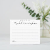 Loving Memory モダン Attendanceエレガント Card (スタンド正面)