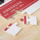 Loving Memory モダン Color 数々の Photo ジグソーパズル (側面)