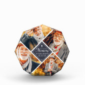 Loving Memory モダン Cross数々の写真テンプレート フォトブロック (正面)