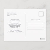 Loving Memory モダン Cross 数々の Photo ポストカード (裏面)