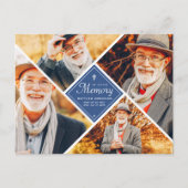 Loving Memory モダン Cross 数々の Photo ポストカード (正面)