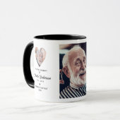 Loving Memory 2Photoの個人用メッセージマグ マグカップ (正面左)