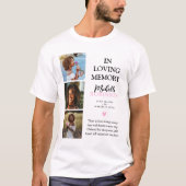 Loving Memory 3 Photo Tribute Tシャツ (正面)