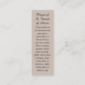 Loving Memory Book Mark祈りの言葉・カード コーリングカード (裏面)