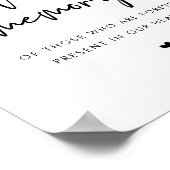 Loving Memory Candle結婚の食卓 ポスター (角)