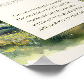 Loving Memory Country Water Color 結婚's ポスター (角)