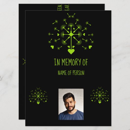 Loving Memory Dandelion Art (正面/裏面)