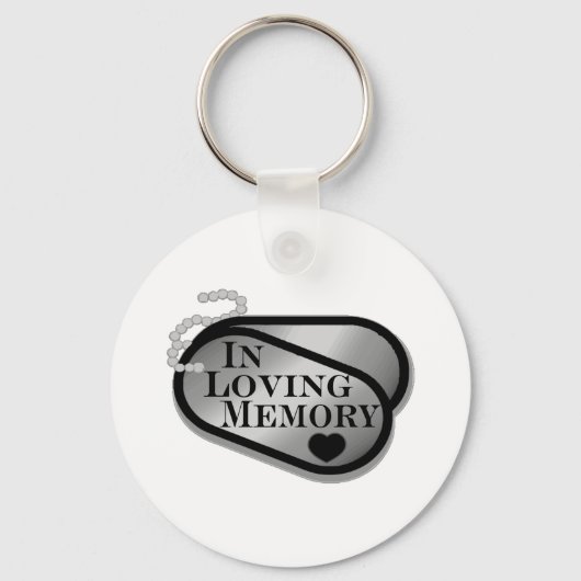 Loving Memory Dog Tags キーホルダー (正面)