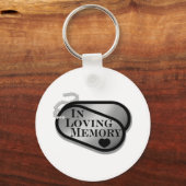 Loving Memory Dog Tags キーホルダー (正面)