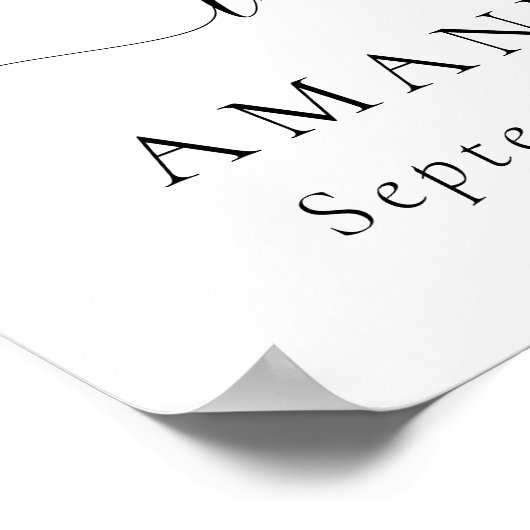 Loving Memory Eucalyptus Greeneryサービス ポスター (角)