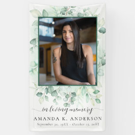 Loving Memory Eucalyptus Greeneryサービス 横断幕