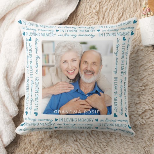 Loving Memory Keepsake写真 クッション (ブランケット)