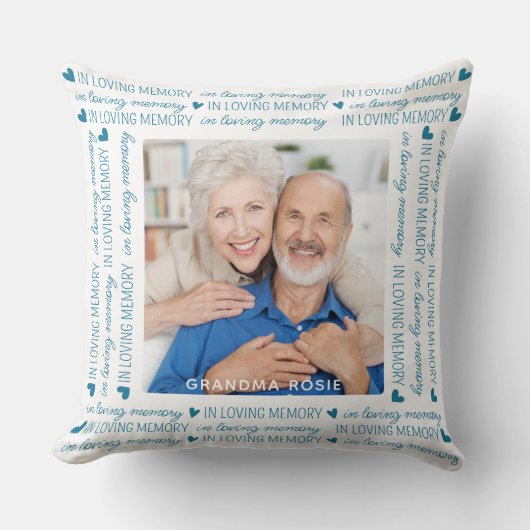 Loving Memory Keepsake写真 クッション (正面)
