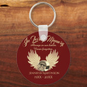 Loving Memory Keychainのフォトメモリアル キーホルダー (正面)