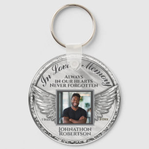 Loving Memory Keychainのフォトメモリアル キーホルダー