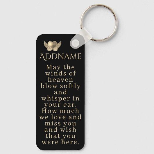 Loving Memory Keychain キーホルダー (裏面)