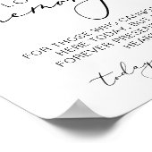 Loving Memory Lemon's Sign地中海の結婚で ポスター (角)