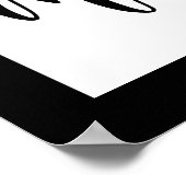 Loving Memory Memorialモダン Photo Collage ポスター (角)