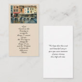 Loving Memory Memorial Card 名刺 (正面/裏面)