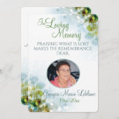 Loving Memory Memorial Keepsake Cards プログラム (正面/裏面)