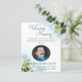 Loving Memory Memorial Keepsake Companity Card (スタンド正面)