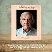 Loving Memory Nameの日付 レーザー彫刻フレーム
