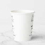 Loving memory of name葬儀記念メモリの記念ファイル 紙コップ (右)