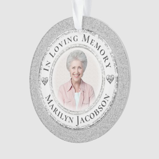Loving Memory Photo オーナメント (正面)