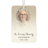 Loving Memory Photo カーエアーフレッシュナー (裏面)