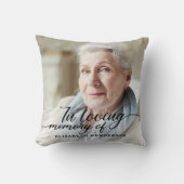 Loving Memory Photo クッション (正面)