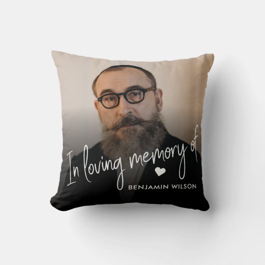 Loving Memory Photo クッション (正面)