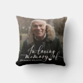 Loving Memory Photo クッション (正面)
