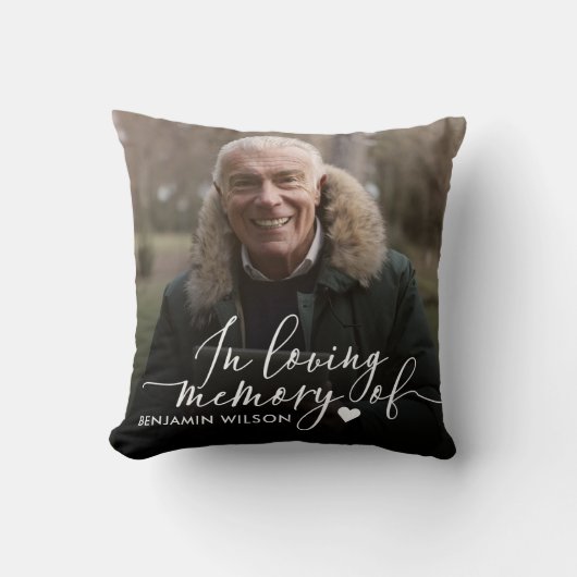 Loving Memory Photo クッション (正面)