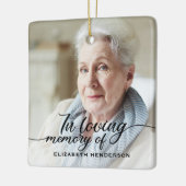 Loving Memory Photo セラミックオーナメント (左)