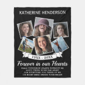 Loving Memory Photo フリースブランケット (正面)