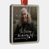 Loving Memory Photo メタルオーナメント (右)