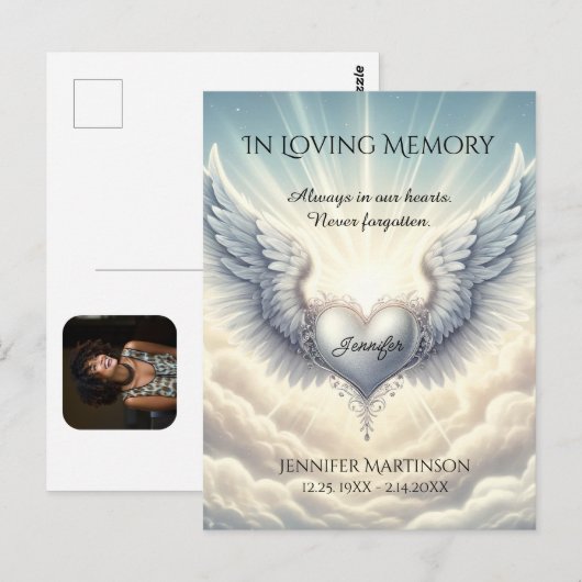 Loving Memory Photo Card ポストカード (正面/裏面)