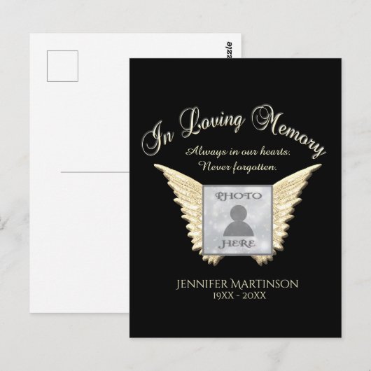 Loving Memory Photo Card ポストカード (正面/裏面)